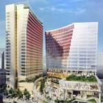 La plaza True North se ancla en el hotel de lujo, el banco y la bebida