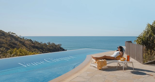 Estilo de vida con champán: Veuve Clicquot lanza un hotel emergente de lujo en Noosa