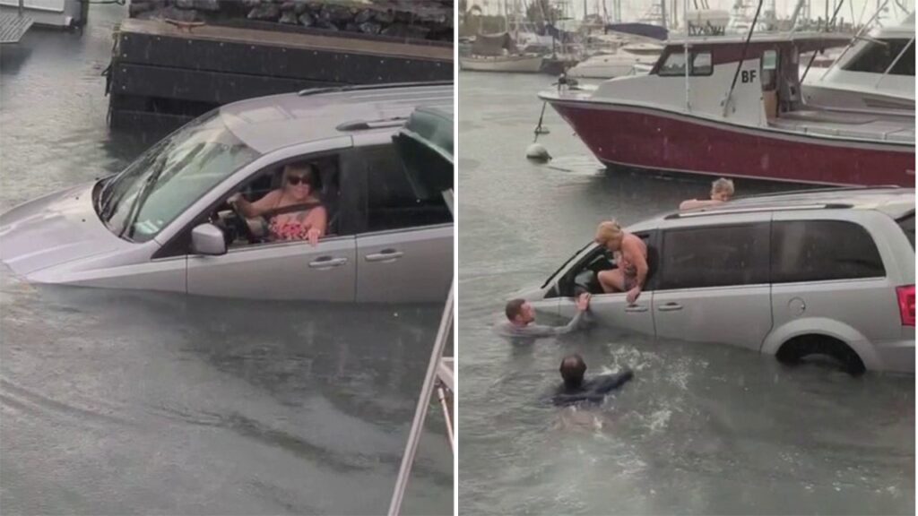 Hawaii tourists rescued after following GPS directions into boat harbor