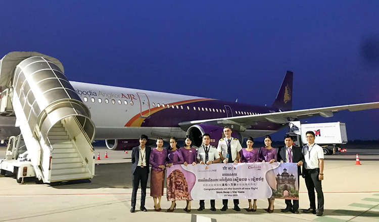 Vuelos directos Siem Reap-Vientiane para reactivar el turismo