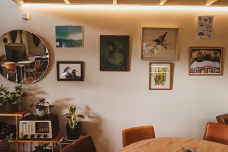 Snuggery tiene un ambiente hogareño dentro de la cafetería.