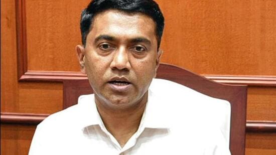 Ministro Principal de Goa, Pramod Sawant (Foto de archivo)