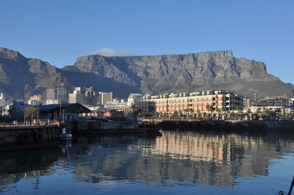 Cape town and Table mountain as viewed from the Victoria & Albert waterfront. Picture: Getty