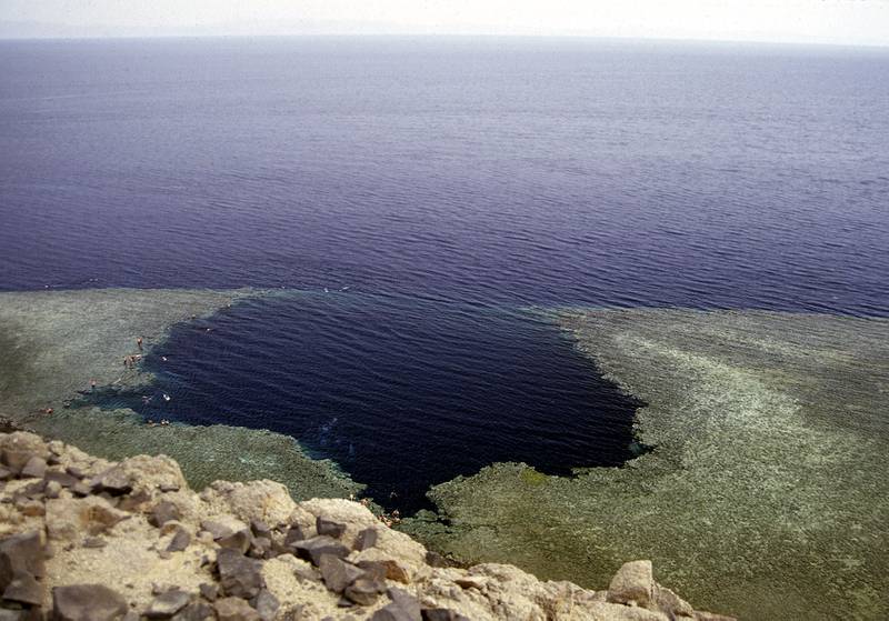 The Dahab coast off the Sinai Peninsula in Egypt, near to where a woman was attacked by a shark. Photo: Wikimedia