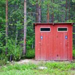 An outhouse is helpful when you