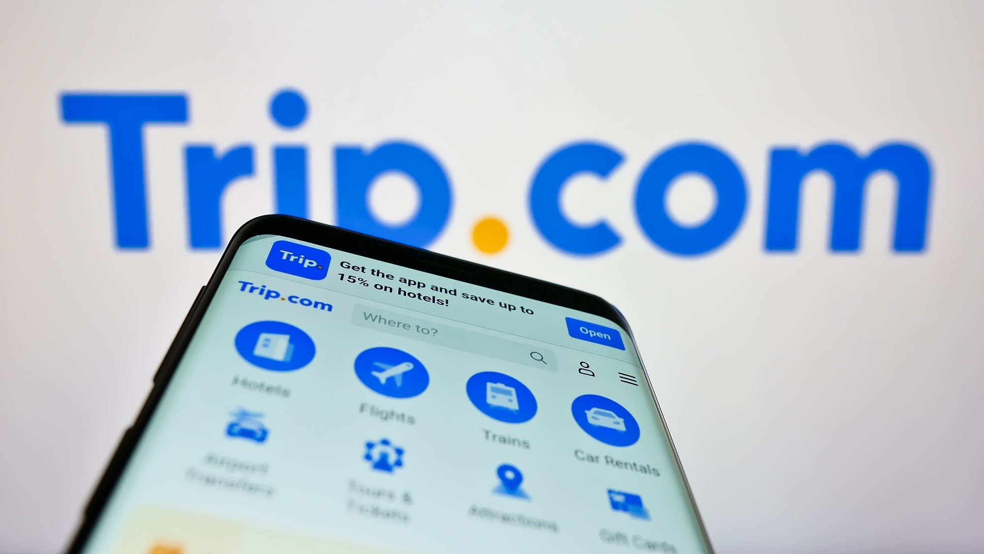 Trip.com is also working with Chinese authorities to buoy inbound foreign tourism, its CEO says. Photo: Shutterstock