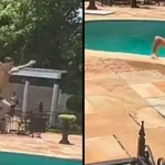 Turista 'irrespetuoso' salta a la piscina de Elvis en Graceland