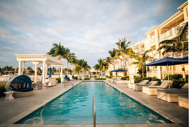 Puede que Ocean's Edge Resort and Marina no sea la mejor playa de Florida, pero tiene seis piscinas y un puerto deportivo.