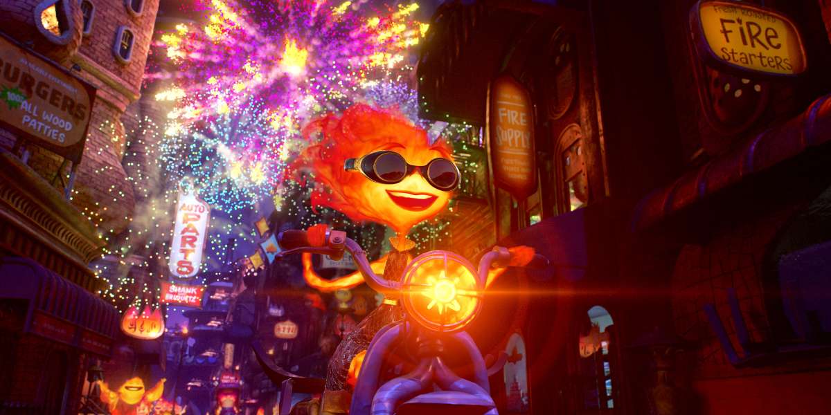 Ámbar en la película de Pixar Elemental