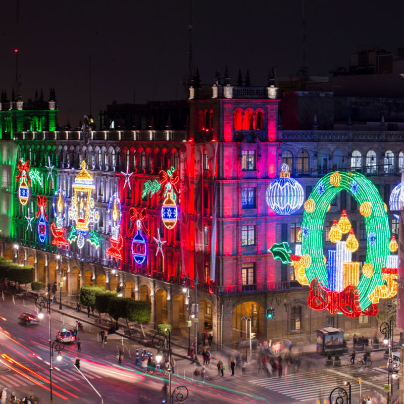 Ciudad de México en época navideña