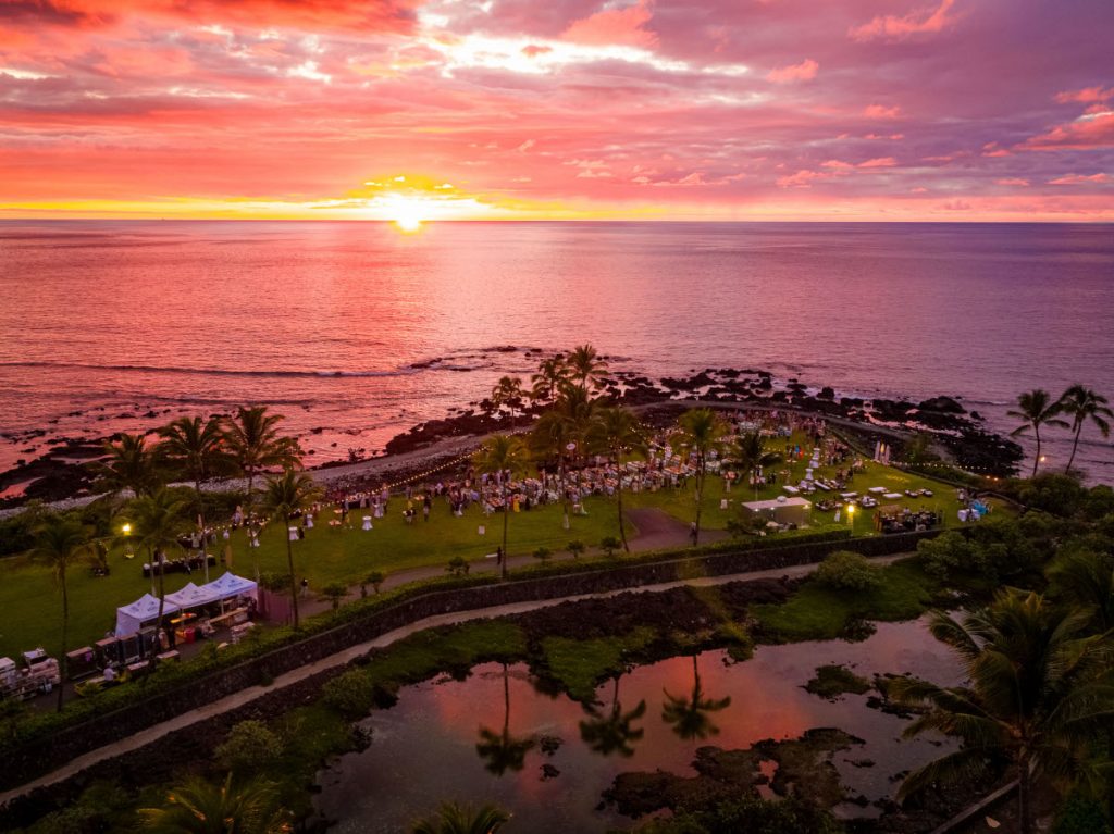 Se abre un nuevo lugar al aire libre, Nupaka Point, en Hilton Waikoloa Village.