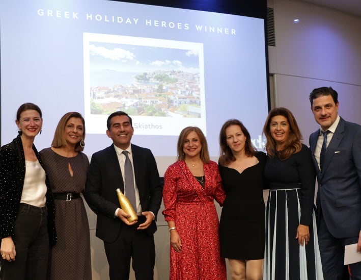 Representantes de los ganadores de los Best Greek Travel Awards 2023