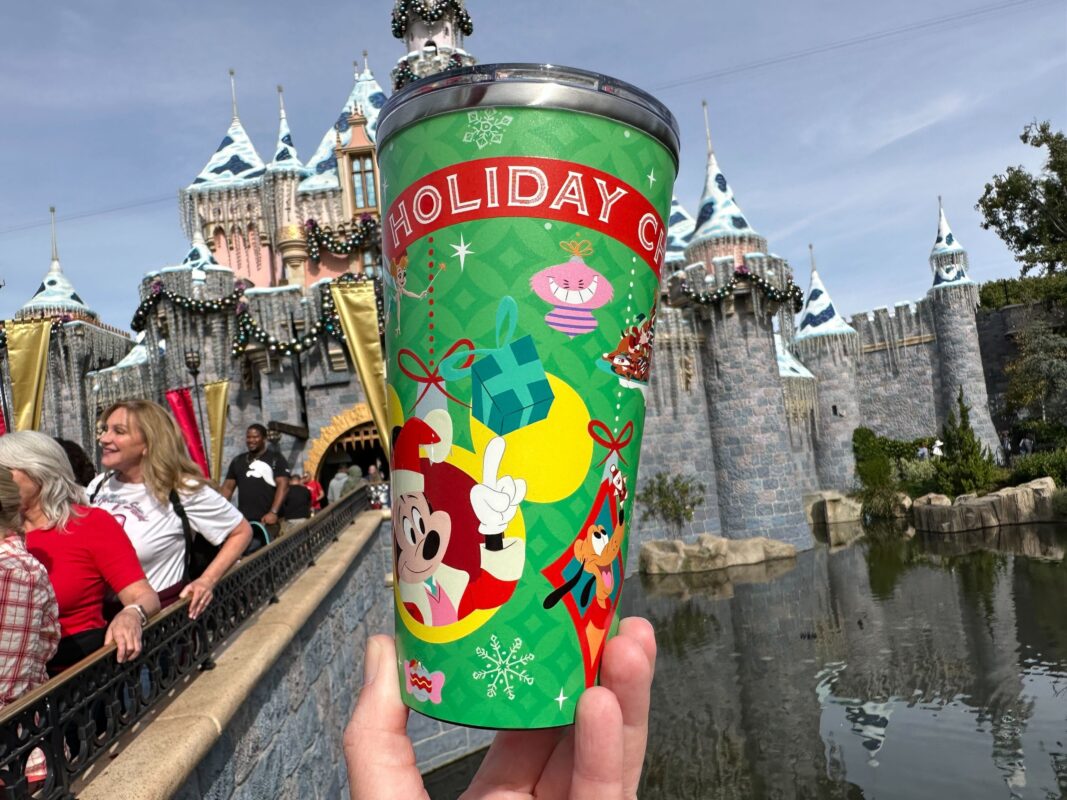Vaso de acero inoxidable Navidad Disneyland 2023 1