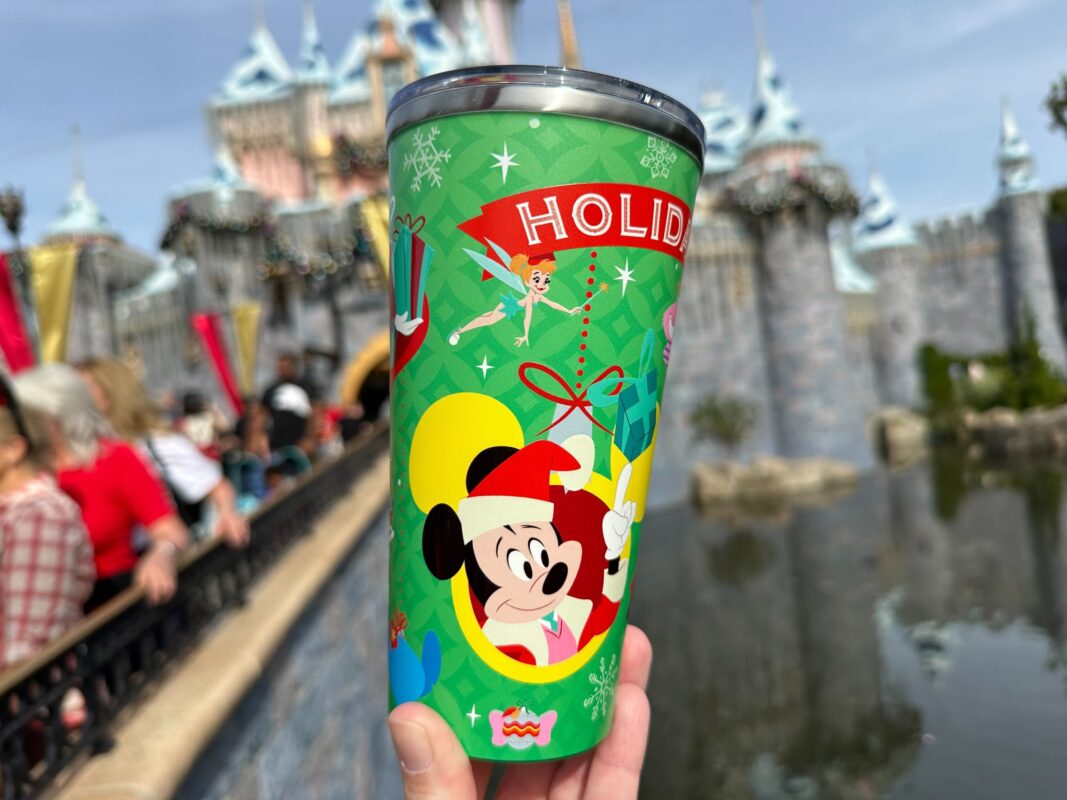 Vaso de acero inoxidable Navidad Disneyland 2023 2