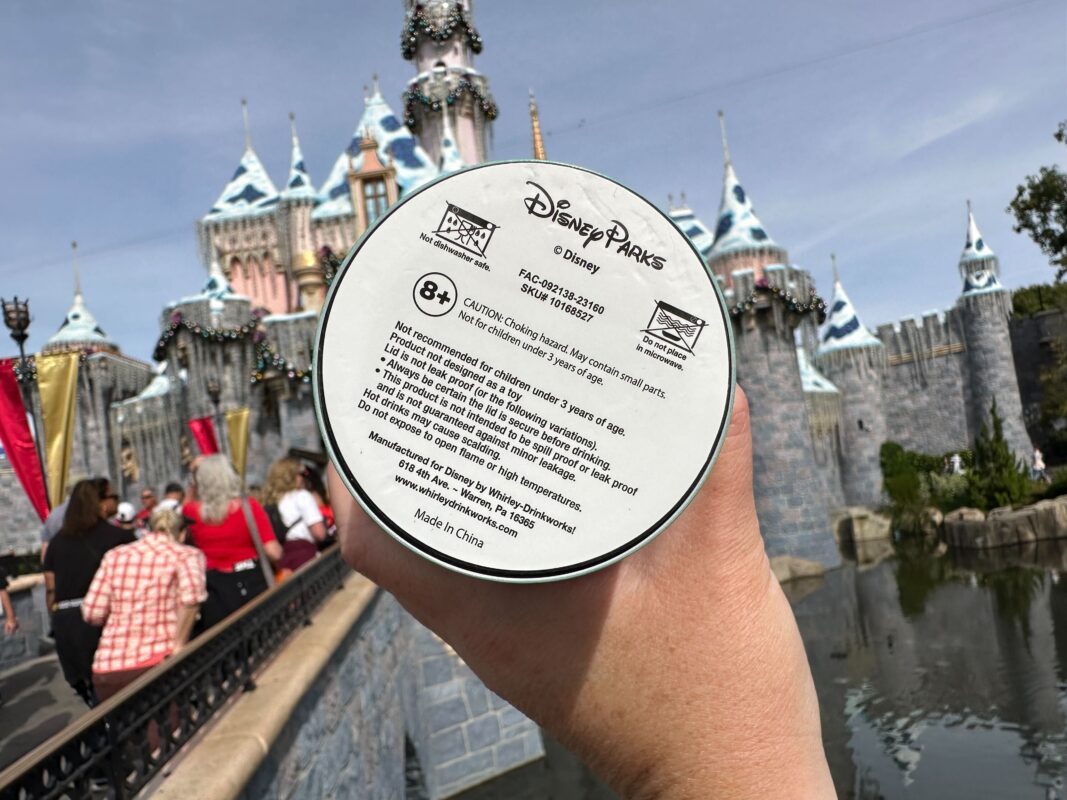 Vaso de acero inoxidable Navidad Disneyland 2023 7