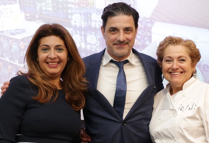 Eleni Scarvelli, Alex Conran, Irene Zartzoglou.