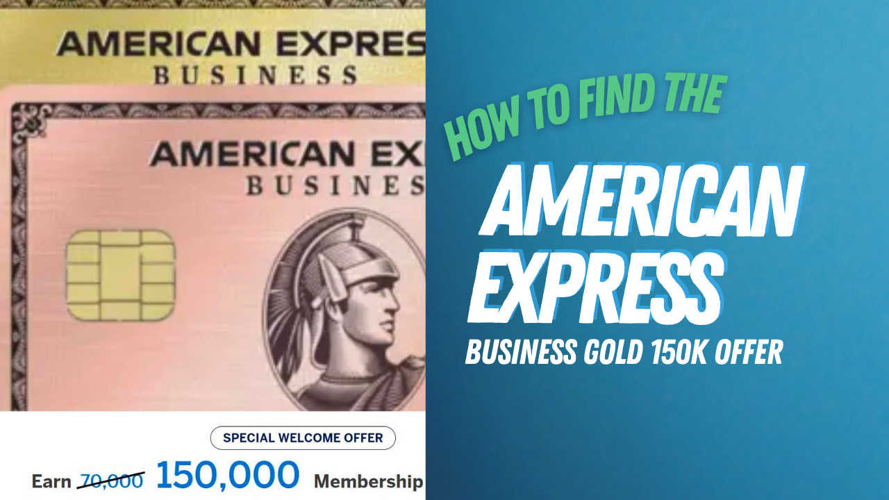 Cómo encontrar la oferta American Express Business Gold 150K - Vídeo