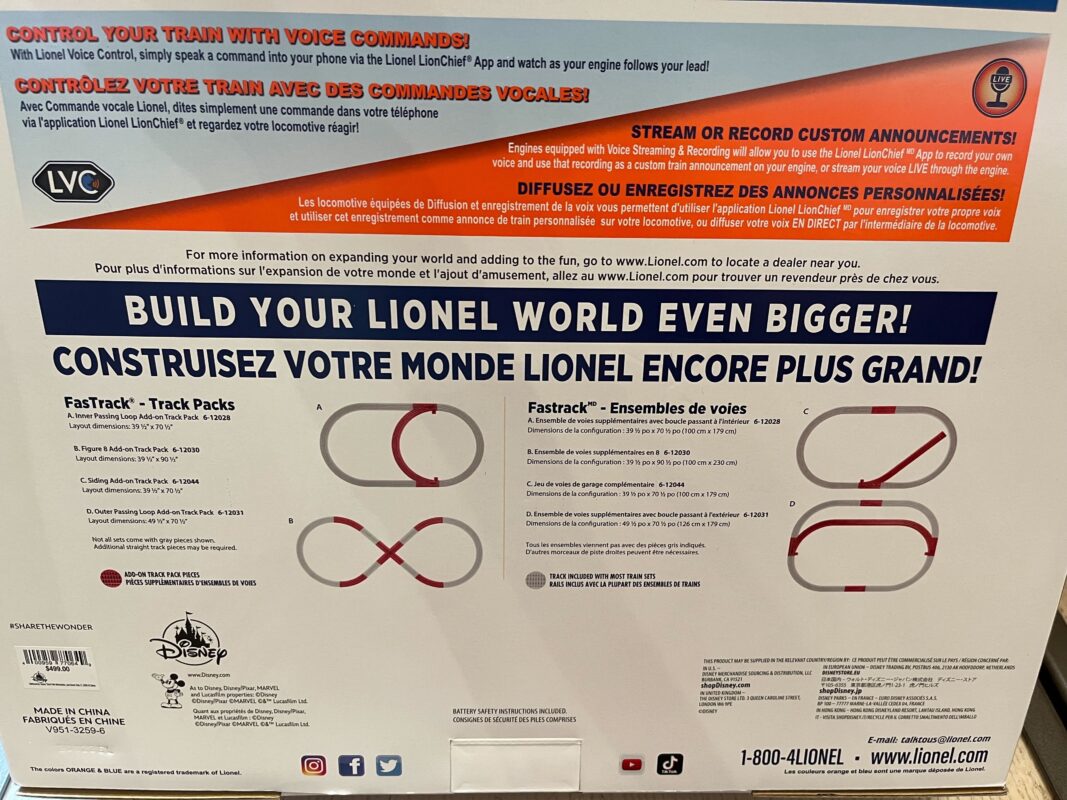 El nuevo set de trenes Disney 100 Lionel llega a Walt Disney World 6. IMG 0045