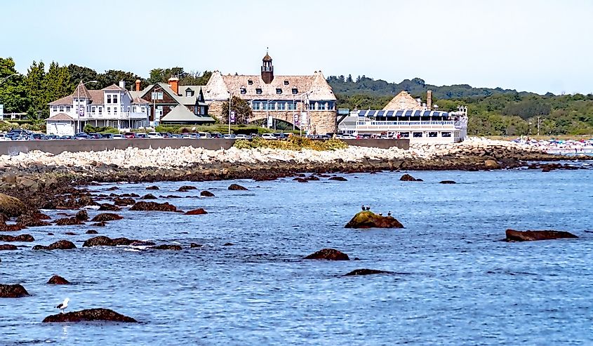 La playa de Narragansett, Rhode Island.