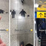 Letrero del metro de Seúl con la etiqueta «Fat Phobic»