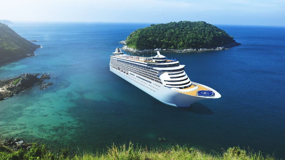 Imagen del concepto general de navegación de cruceros