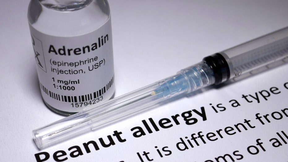 Alergia al maní.