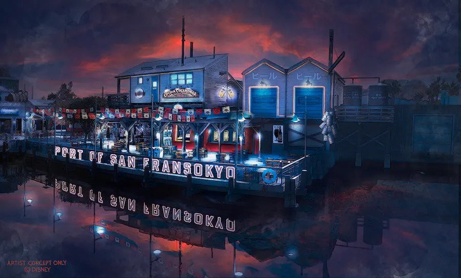 FOTOS: El puerto de San Francisco finalmente se instala en Disney California Adventure 5. Arte conceptual de la plaza de San Francisco