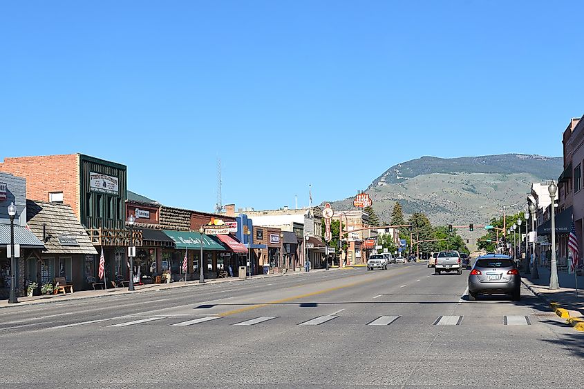 Avenida Sheridan en Cody, Wyoming