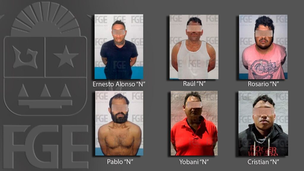 La policía mexicana arrestó a seis personas en relación con la muerte a puñaladas de al menos ocho personas en Cancún.