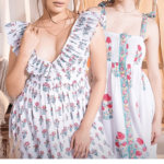 Disha Parmar luce hermosa con un top floral con cuello halter mientras está de vacaciones en Grecia.  Permite vislumbrar puestas de sol mágicas.