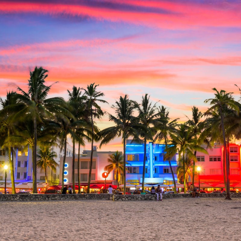 Hoteles vibrantes cerca de la playa en Miami