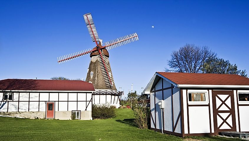 Elkhorn, Iowa: molino de viento danés.
