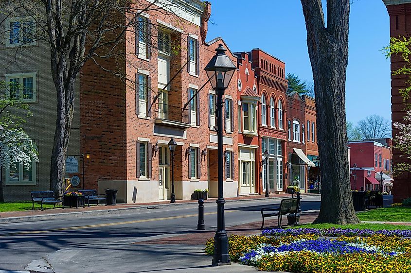 La encantadora ciudad de Rogersville, Tennessee.