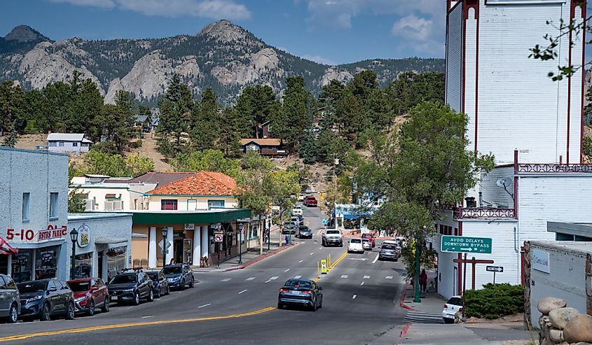 Parque céntrico de Estes, Colorado.  Crédito de la imagen Melisman a través de Shutterstock