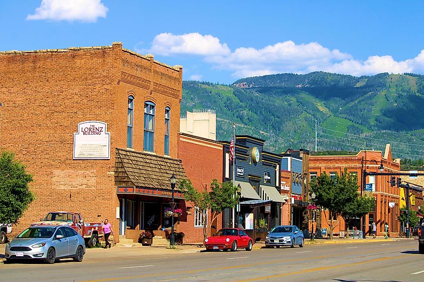 Zona céntrica de Steamboat Springs, Colorado