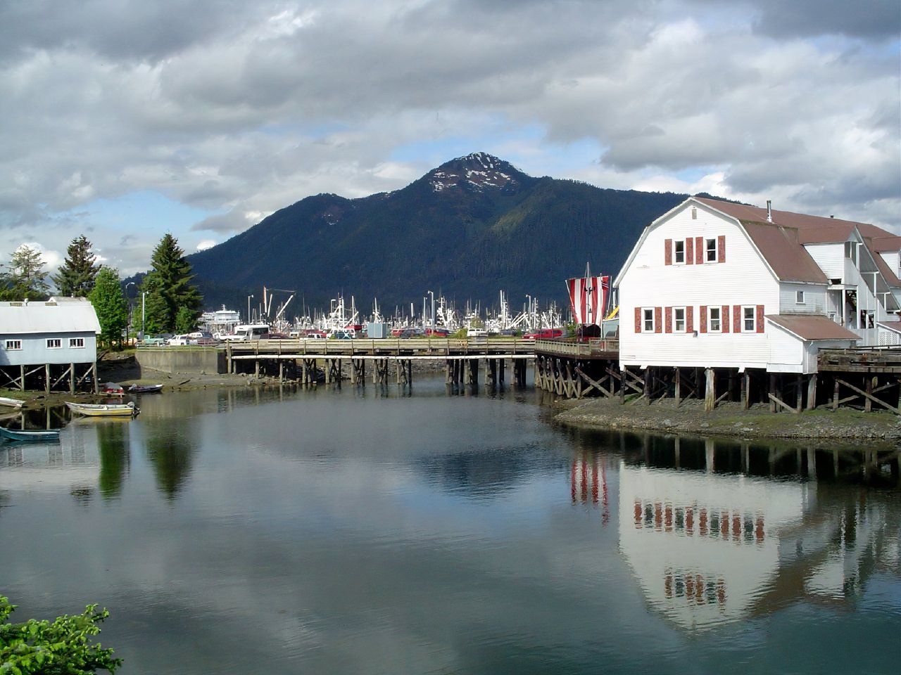 Puerto principal en Petersburgo, Alaska