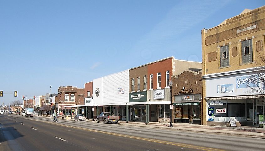 Centro de Waverly, Iowa.