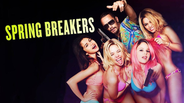 Arte del título de la película de playa Spring Breakers
