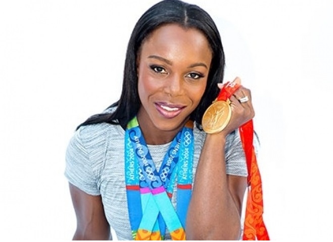 La atleta olímpica jamaicana Veronica Campbell-Brown ingresada en el Salón de la Fama de la Fundación NJCAA