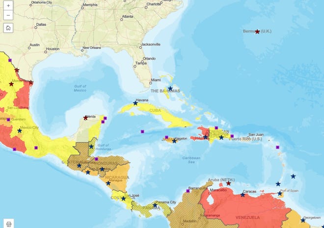 Los lugares de vacaciones en México y Jamaica tienen advertencias de viaje por violencia.