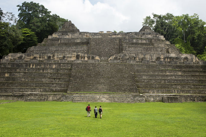 Ruinas mayas de Caracol en Belice Ruinas mayas de Caracol en Belice