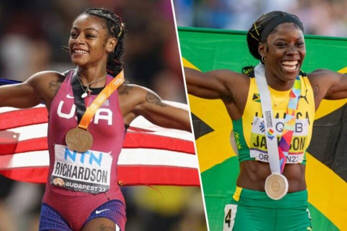 En la vía rápida: la batalla por el oro entre Estados Unidos y Jamaica