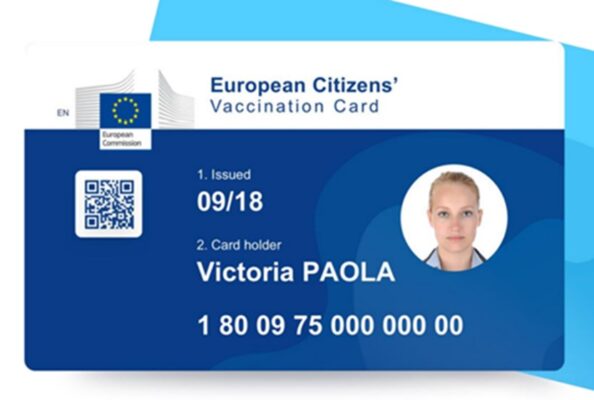 La tarjeta europea de vacunación se pondrá a prueba en cinco países.