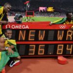 Cuando Usain Bolt y Jamaica dominan el campo para batir el récord mundial de relevos 4x100m