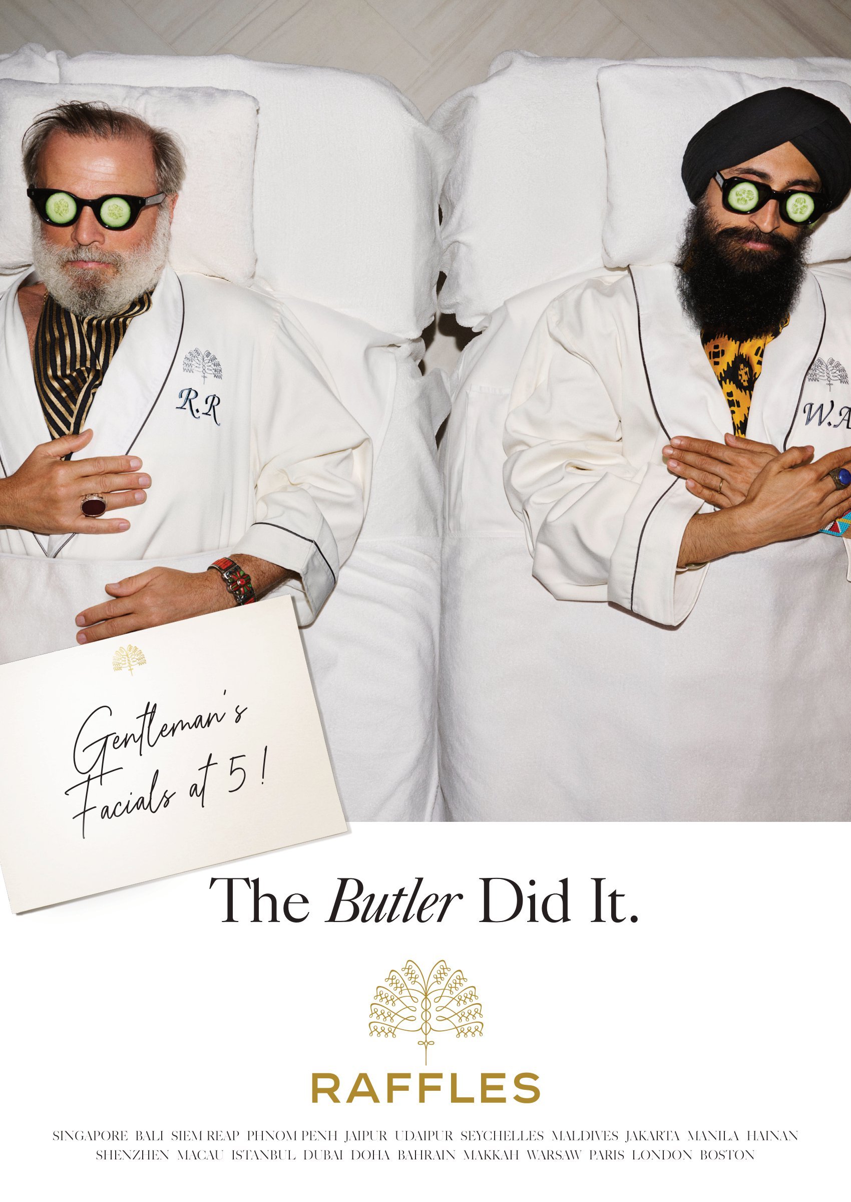 Robert Rabinsteiner y Waris Ahluwalia Raffles en The Spa en Singapur - Fuente: Accor