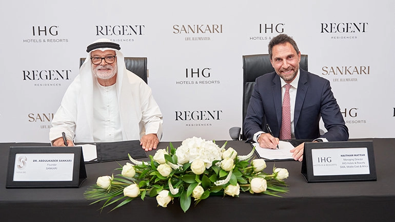 IHG y Sankari lanzarán el primer Regent Residences independiente de lujo superior del mundo en Dubai.