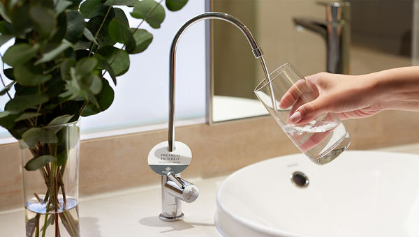 Un sistema de filtración de agua en las habitaciones, espacios para eventos y establecimientos de alimentos y bebidas del Momentus Hotel Alexandra reduce el desperdicio de botellas de plástico.