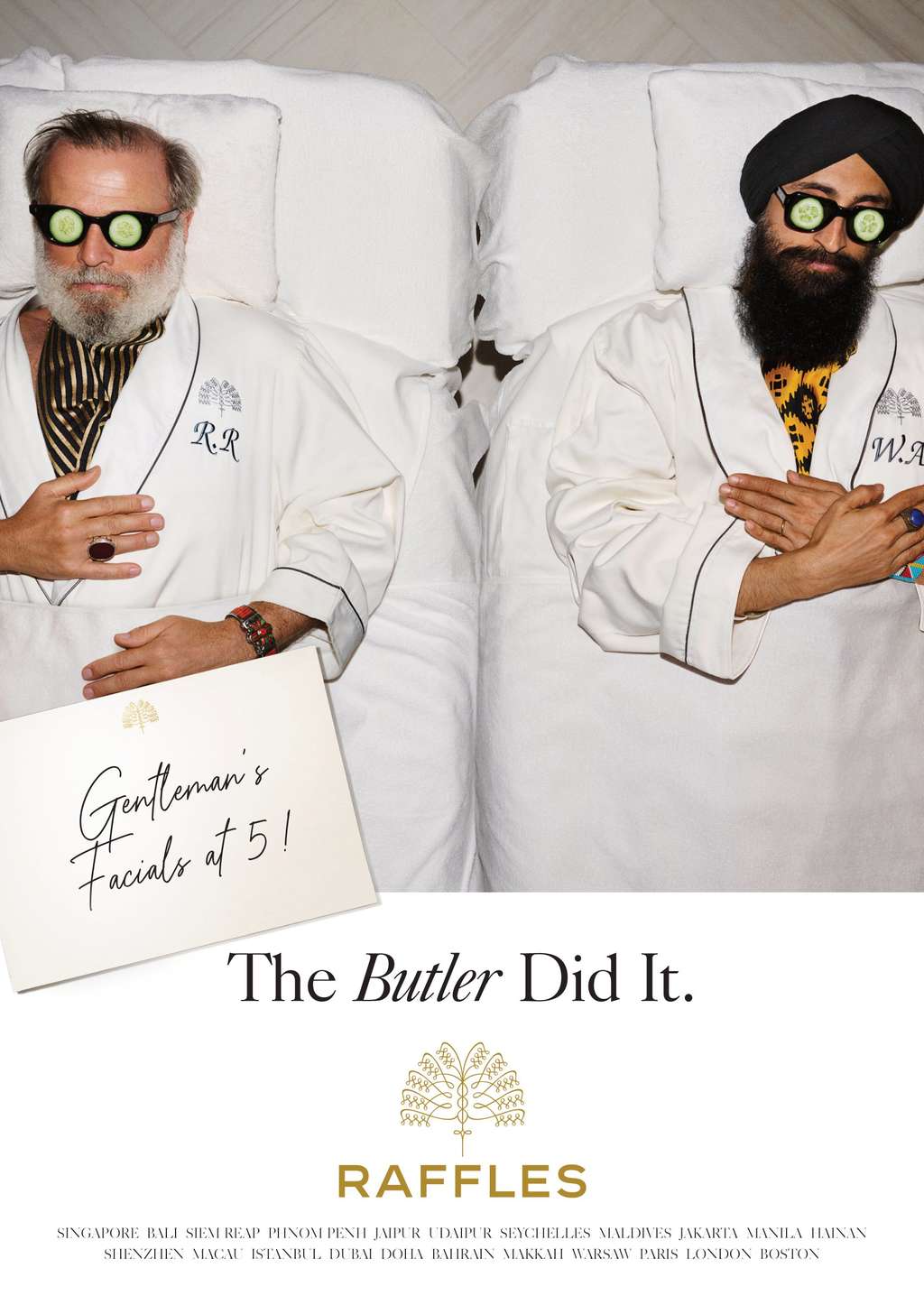 Robert Rabinsteiner y Waris Ahluwalia Raffles en The Spa en Singapur - Fuente: Accor