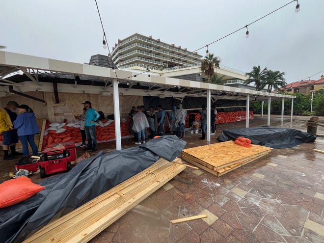 El JW Marriott en Marco Island, Florida, se está preparando para el huracán Milton.