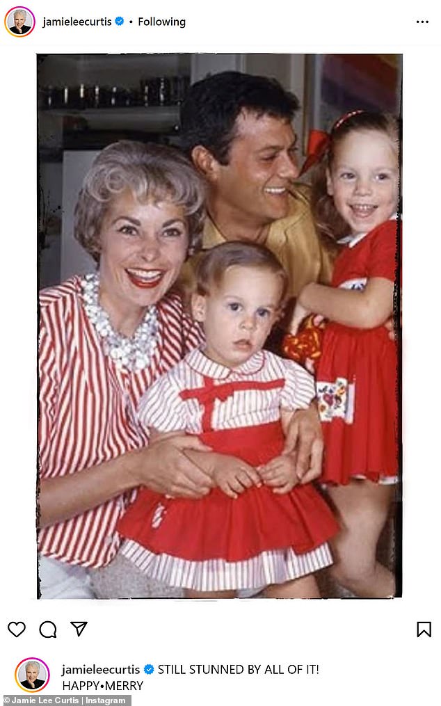 Jamie es la hija de Janet Lee y Tony Curtis.